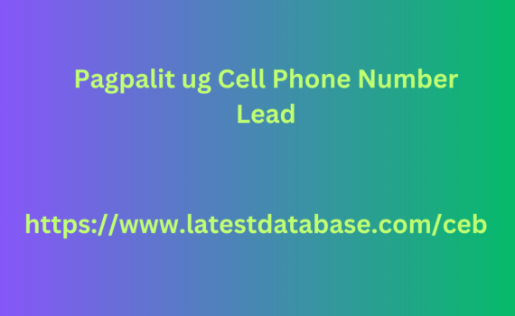 Pagpalit ug Cell Phone Number Lead