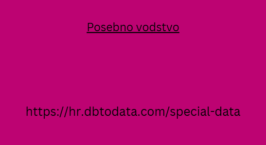 Posebno vodstvo