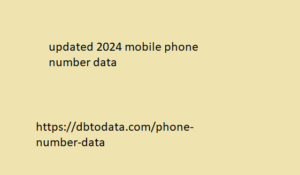 updated 2024 mobile phone number data