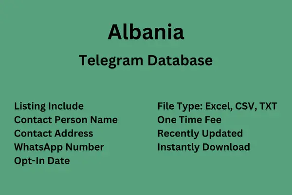 Albania Telegram Database