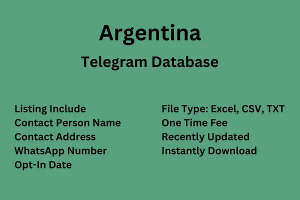 Argentina Telegram Database