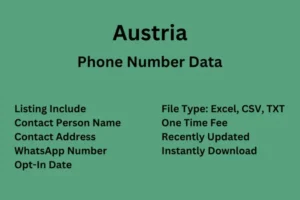 Austria Phone Number Data