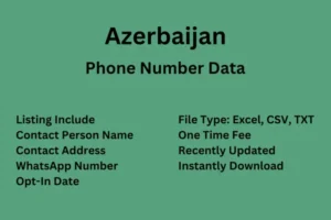 Azerbaijan Phone Number Data