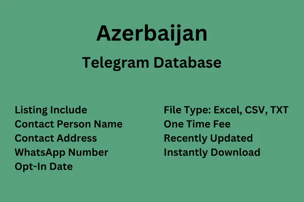 Azerbaijan Telegram Database