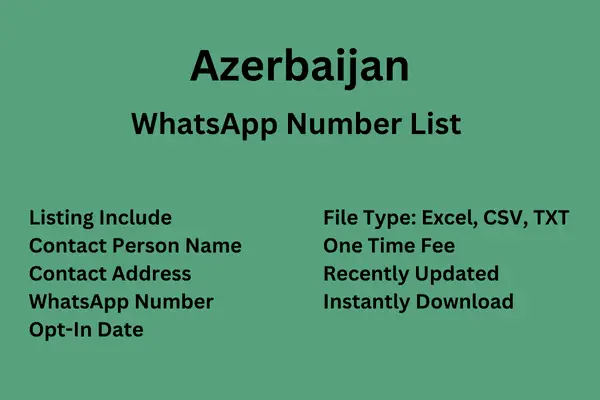 Azerbaijan WhatsApp Number List