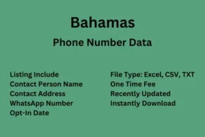 Bahamas Phone Number Data