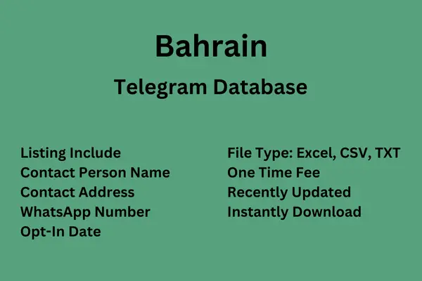 Bahrain Telegram Database