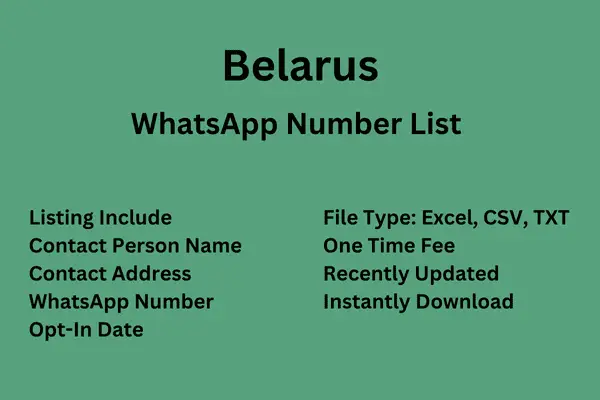 Belarus WhatsApp Number List