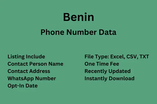 Benin Phone Number Data