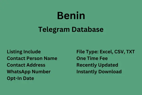 Benin Telegram Database