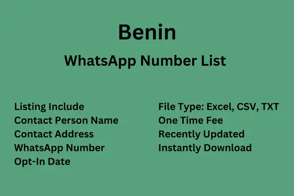 Benin WhatsApp Number List