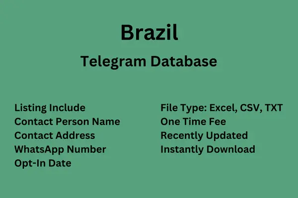 Brazil Telegram Database