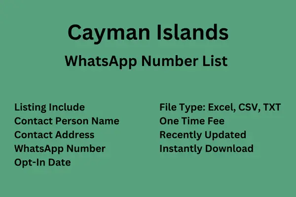 Cayman Islands WhatsApp Number List