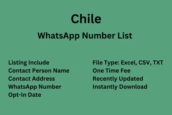 Chile WhatsApp Number List