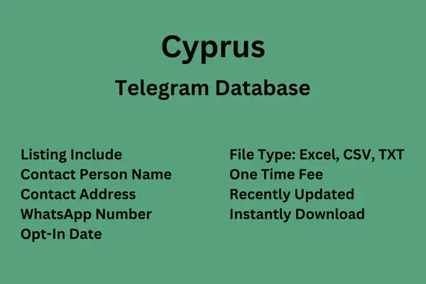 Cyprus Telegram Database