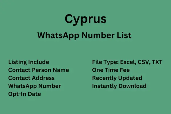 Cyprus WhatsApp Number List