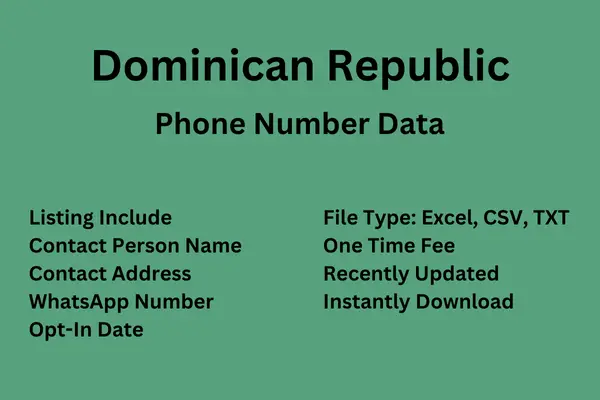 Dominican Republic Phone Number Data