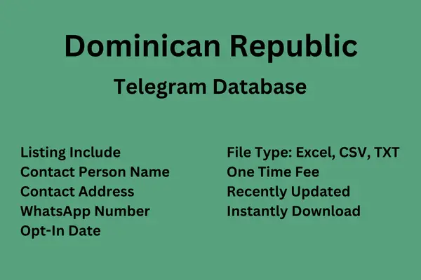 Dominican Republic Telegram Database