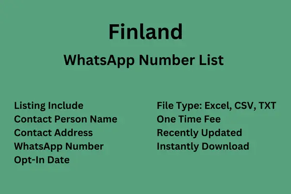 Finland WhatsApp Number List