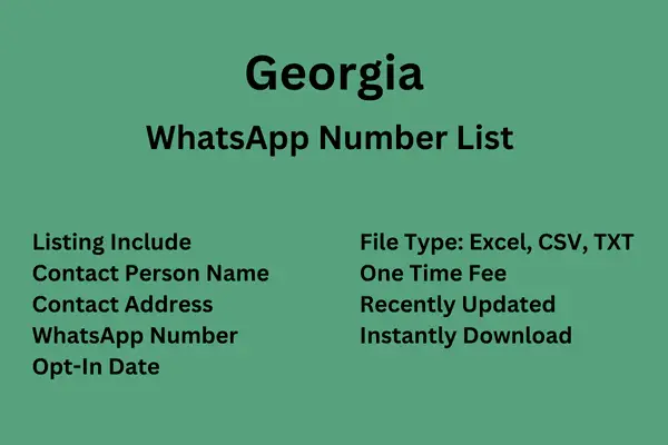 Georgia WhatsApp Number List