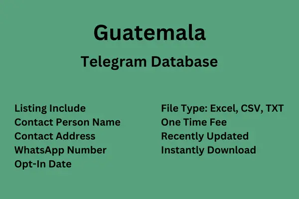 Guatemala Telegram Database