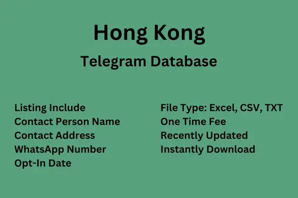 Hong Kong Telegram Database