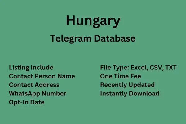 Hungary Telegram Database