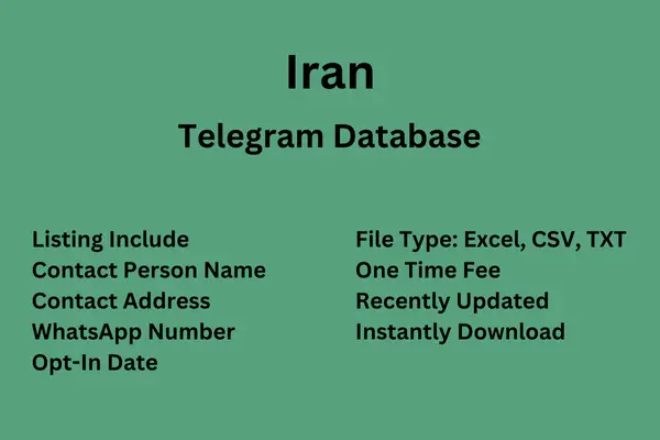 Iran Telegram Database