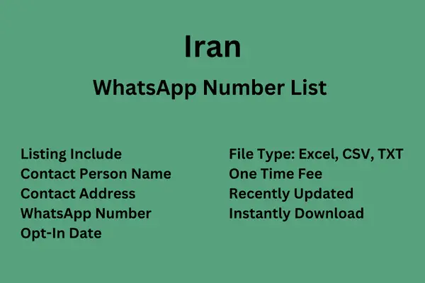 Iran WhatsApp Number List