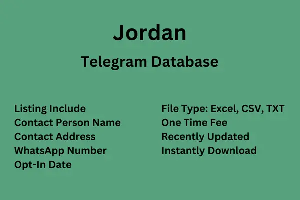 Jordan Telegram Database