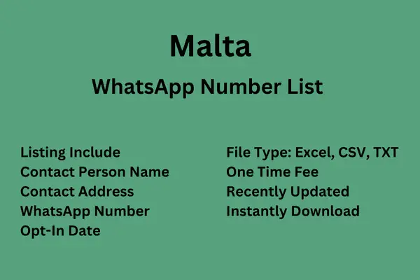 Malta WhatsApp Number List