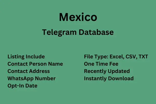 Mexico Telegram Database