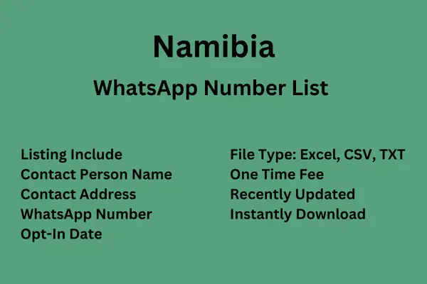 Namibia WhatsApp Number List