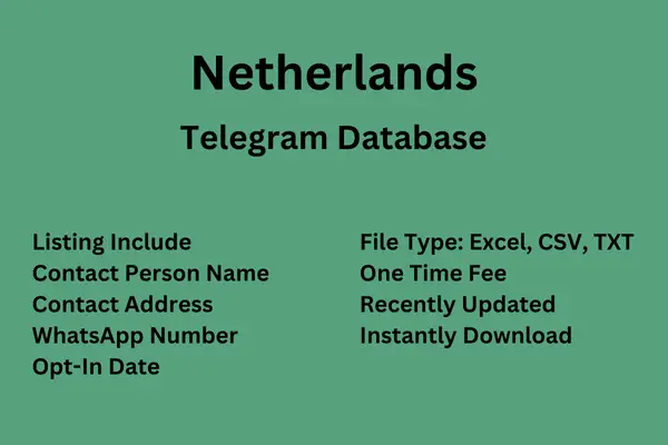 Netherlands Telegram Database