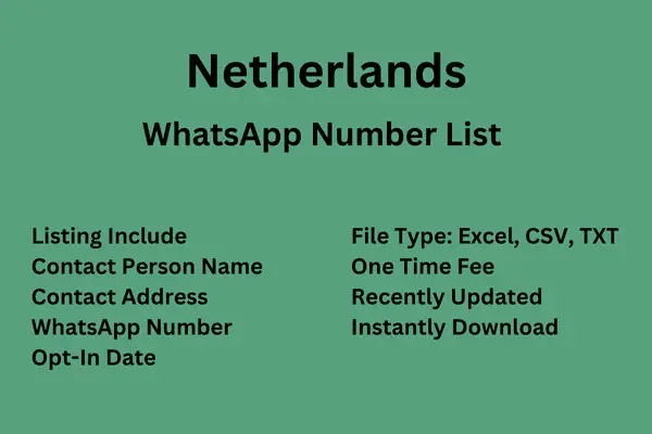 Netherlands WhatsApp Number List