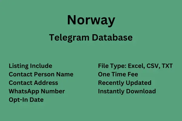 Norway Telegram Database