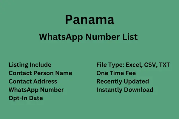 Panama WhatsApp Number List