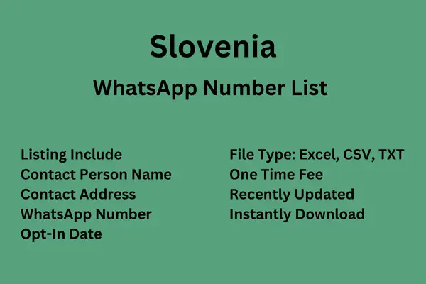 Slovenia WhatsApp Number List