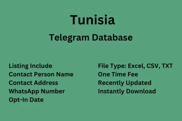 Tunisia Telegram Database