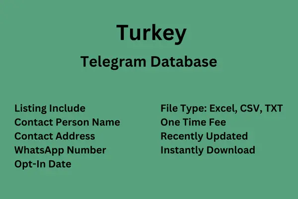 Turkey Telegram Database