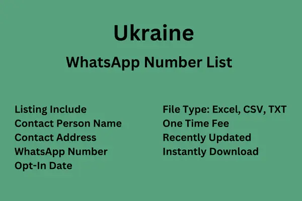 Ukraine WhatsApp Number List