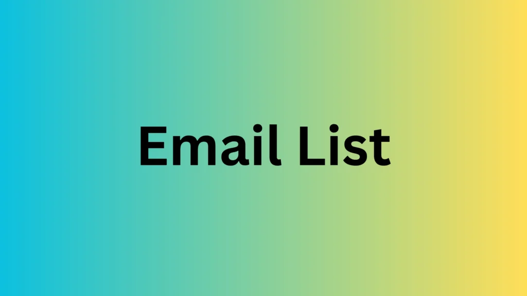 Email List